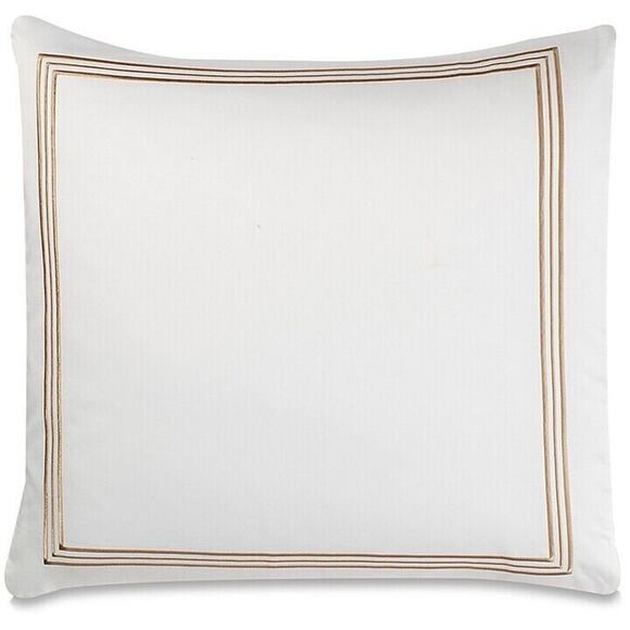 NIB Wamsutta Triple Baratta Stitch Euro Sham - Honey - Picture 1 of 3